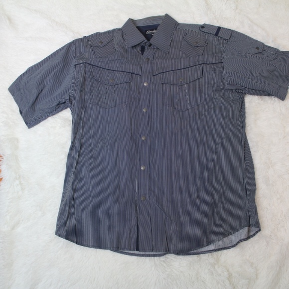 BUNDLE 3 knockout shirt sz xxl 2xl blue gray - Picture 6 of 7